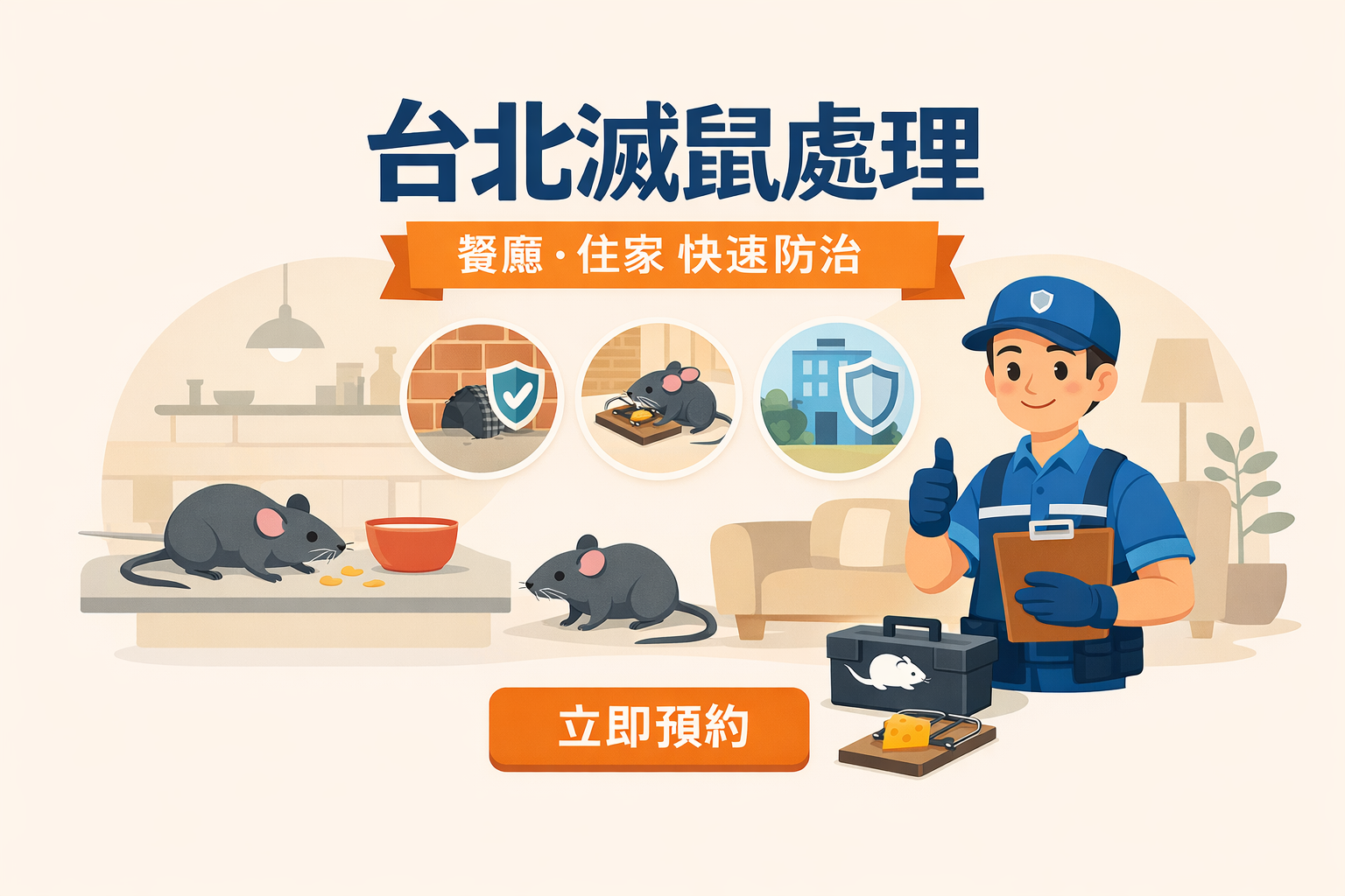 台北滅鼠公司推薦｜餐廳與住家老鼠處理方式一次看懂